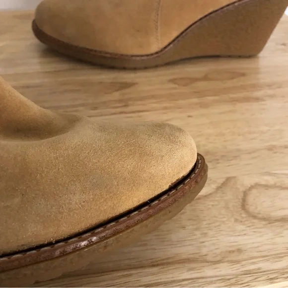 NWT Cole Haan NIKE Air Michelle Shearling Boots Waterproof suede Lamb sheep fur - Picture 8 of 14